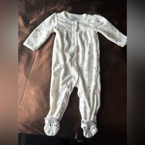 3/6 months girls footies